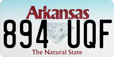 AR license plate 894UQF