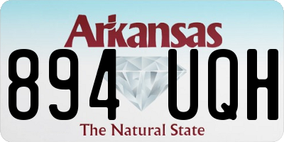 AR license plate 894UQH