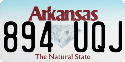 AR license plate 894UQJ