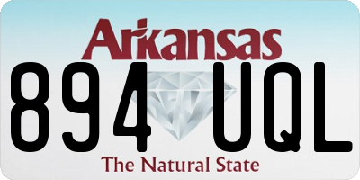 AR license plate 894UQL