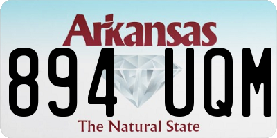 AR license plate 894UQM