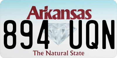 AR license plate 894UQN