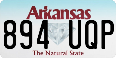 AR license plate 894UQP