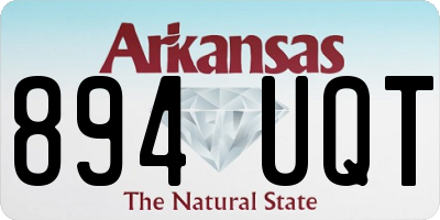 AR license plate 894UQT