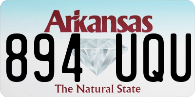 AR license plate 894UQU