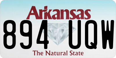 AR license plate 894UQW