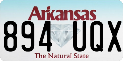 AR license plate 894UQX