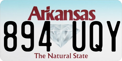 AR license plate 894UQY