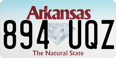 AR license plate 894UQZ