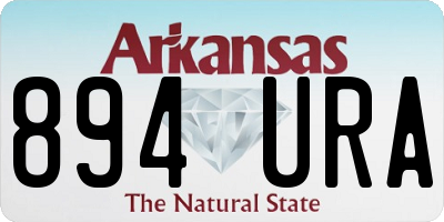 AR license plate 894URA