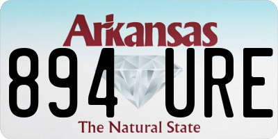 AR license plate 894URE