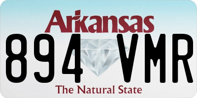 AR license plate 894VMR