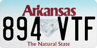 AR license plate 894VTF