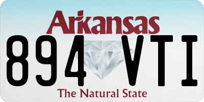 AR license plate 894VTI