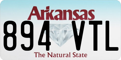 AR license plate 894VTL