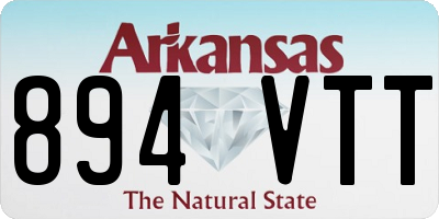 AR license plate 894VTT