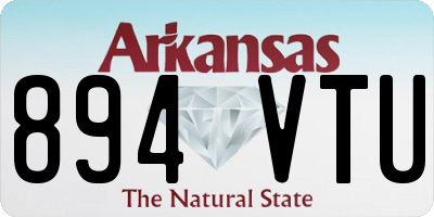 AR license plate 894VTU