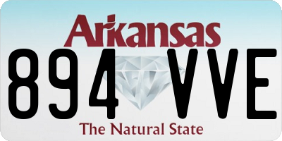 AR license plate 894VVE