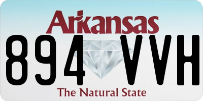 AR license plate 894VVH