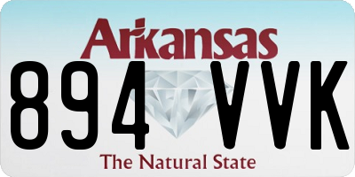 AR license plate 894VVK