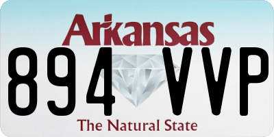 AR license plate 894VVP