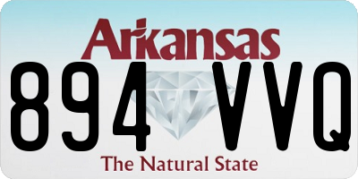 AR license plate 894VVQ