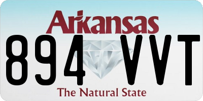 AR license plate 894VVT