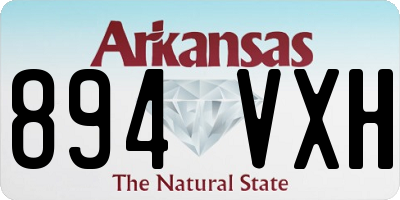 AR license plate 894VXH