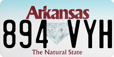 AR license plate 894VYH