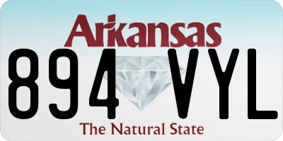 AR license plate 894VYL