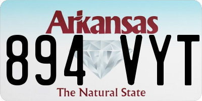 AR license plate 894VYT