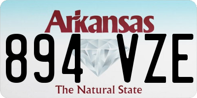 AR license plate 894VZE