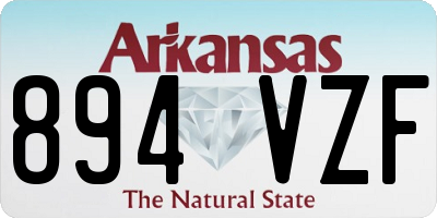 AR license plate 894VZF