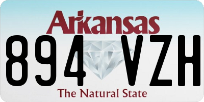 AR license plate 894VZH