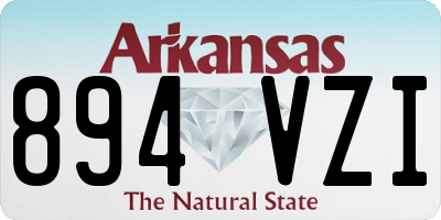 AR license plate 894VZI