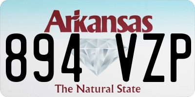 AR license plate 894VZP