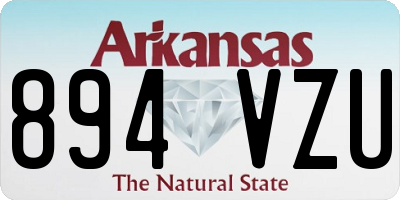 AR license plate 894VZU