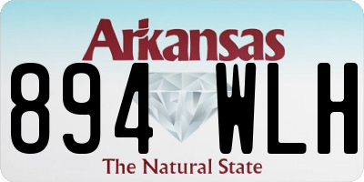AR license plate 894WLH