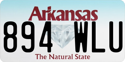 AR license plate 894WLU