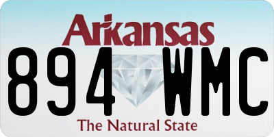 AR license plate 894WMC
