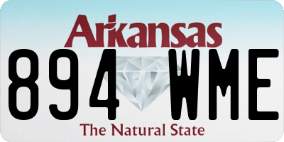 AR license plate 894WME