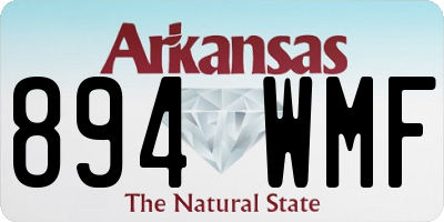 AR license plate 894WMF