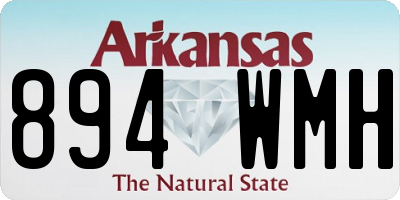 AR license plate 894WMH