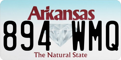 AR license plate 894WMQ