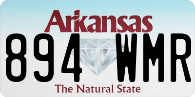 AR license plate 894WMR