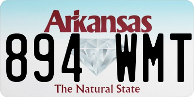 AR license plate 894WMT