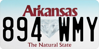 AR license plate 894WMY