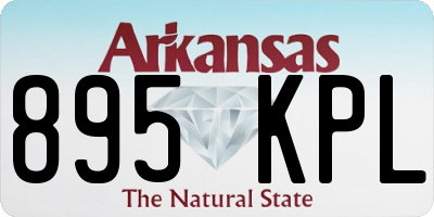 AR license plate 895KPL