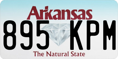 AR license plate 895KPM