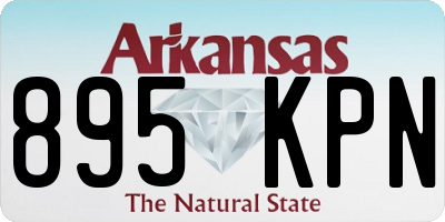 AR license plate 895KPN